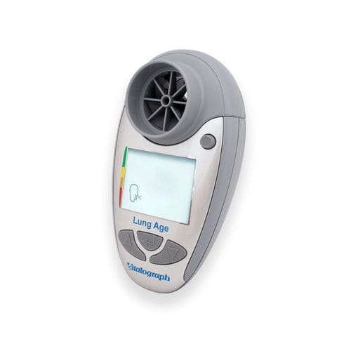 Spirometro elettronico - 40503 - Vitalograph  - palmare / per ginnastica polmonare / con monitor dell'età polmonare