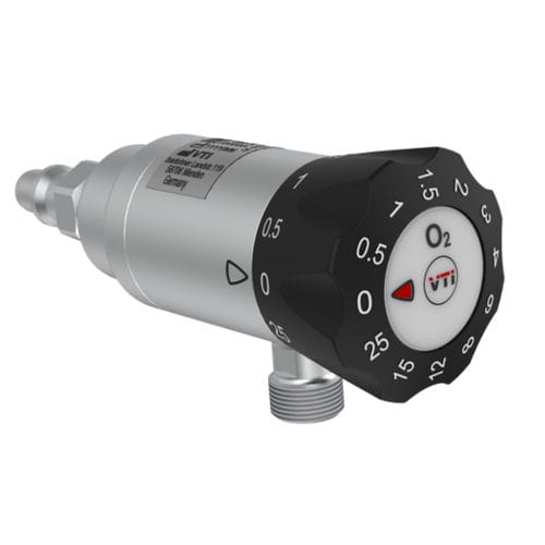 Flussometro doppio - Select Ergo ZGV - VTI Ventil Technik  - per gas medicali / per ospedali / a presa