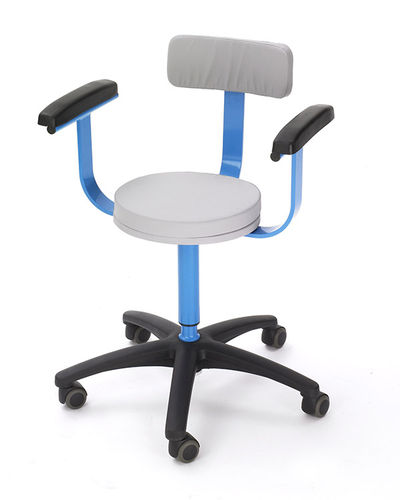 Sgabello per ambulatorio - MR4502 - Wardray Premise - ad altezza regolabile / girevole / con rotelle