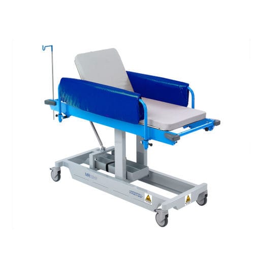 Barella con carrello da trasporto - MR1501/P - Wardray Premise - per MRI / manuale / con schienale regolabile