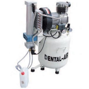 Compressore per odontoiatria - DENTAL2 2/50/5 2/50/57 - Werther International - medico / 2 postazioni / senza olio