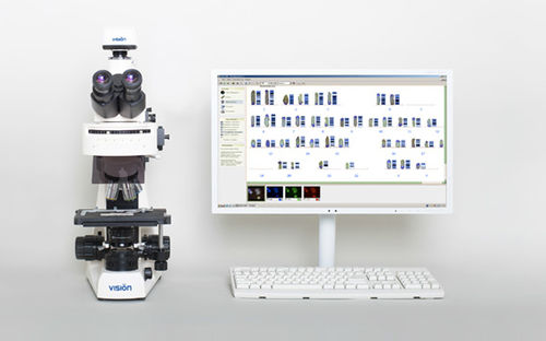 Sistema di imaging cellulare automatico - Vision Karyo FISH - West Medica - per determinazione del corredo cromosomico / da laboratorio / per DNA