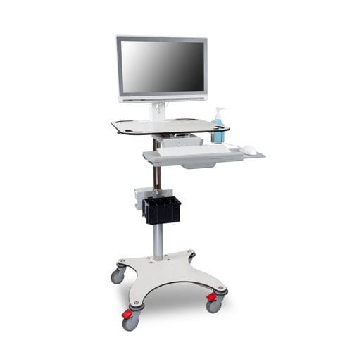 Carrello informatico medico - Computer trolley - Wiegand AG - ad altezza regolabile