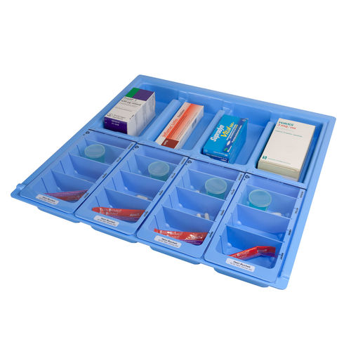 Vassoio di distribuzione di farmaci settimanale - 891 - Wiegand AG