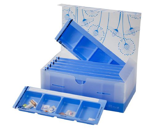 Contenitore settimanale - WeekBox Set M / 600.201.41.de - Wiegand AG - di distribuzione di farmaci / a scomparti