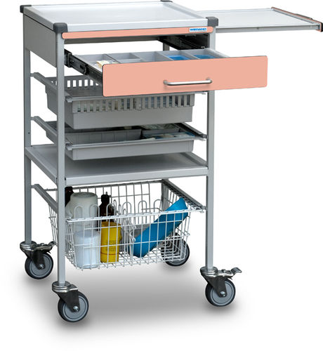 Carrello portastrumenti - B10.019 - Wiegand AG - per farmaci / per cartelle mediche / di trasporto