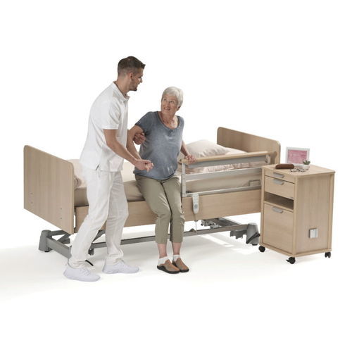Letto per lungodegenza - carisma sc - wissner-bosserhoff  - elettrico / geriatrico / ad altezza regolabile