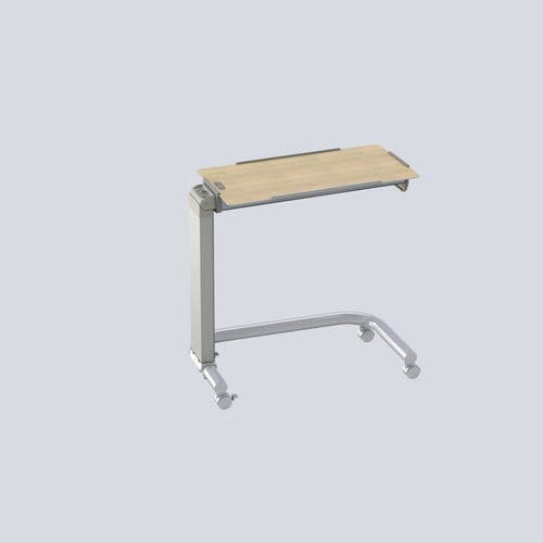 Tavolino servitore ad altezza regolabile - stylo s3 - wissner-bosserhoff  - con rotelle / inclinabile