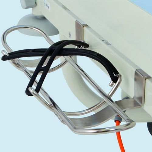 Supporto per bombole di ossigeno - 20-0224 - wissner-bosserhoff  - per installazione sopra il letto / in acciaio inossidabile