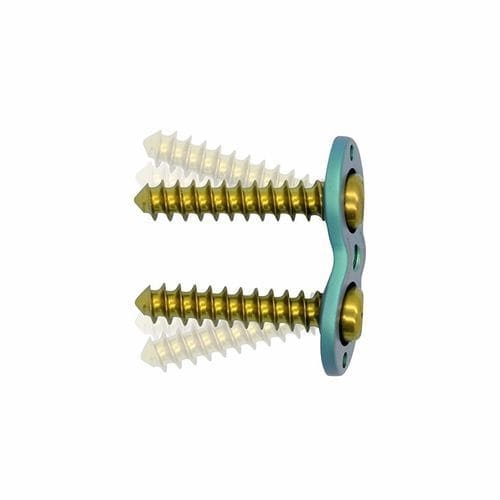 Placca di compressione per epifisi - Double Medical Technology - per caviglia / bloccata / in metallo