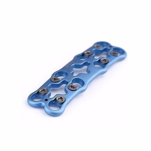Placca per artrodesi cervicale - Double Medical Technology - bloccata / in metallo / 3 livelli