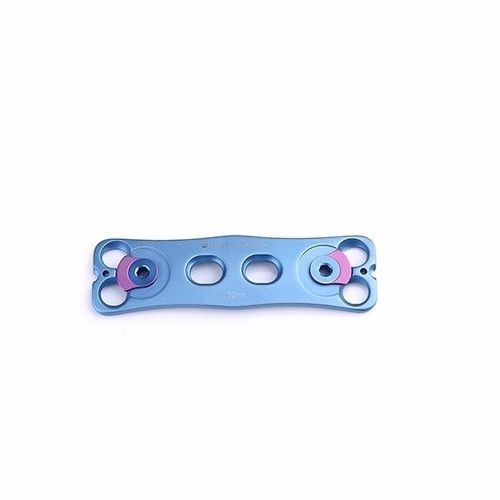 Placca per artrodesi cervicale - Double Medical Technology - bloccata / in metallo / 2 livelli