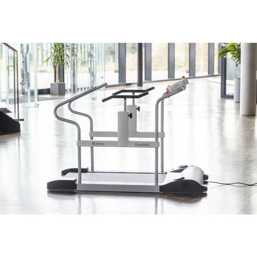 Tapis roulant con corrimano - PhysioWalk® - zebris Medical - con supporto ascellare