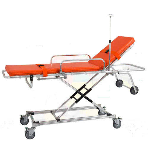 Barella con carrello di trasferimento - YXH-3G - Zhangjiagang Xiehe Medical Apparatus & Instruments - per ambulanze / manuale / ad altezza regolabile