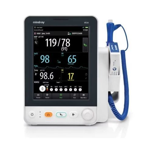 Monitor di segni vitali portatile - VS 8 - Mindray North America - su carrello / di temperatura / per controllo di pressione arteriosa