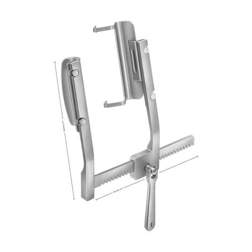 Divaricatore sternale - Sternum Retractors (Mammaria Retractors) - Aesculap® - per sternotomia