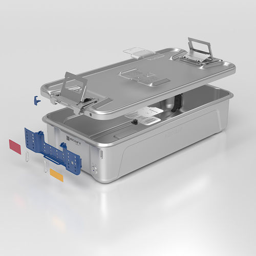 Contenitore di sterilizzazione per strumenti - AESCULAP Aicon® - Aesculap® - con filtro / in acciaio inossidabile