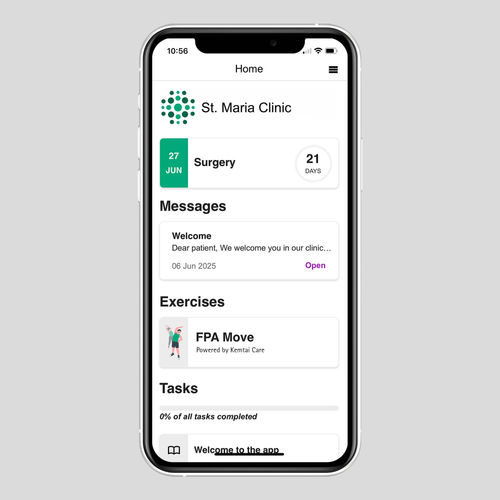 Applicazione mobile per reportistica - ForPatientApp - Aesculap® - di telemonitoraggio dell'attività fisica / di gestione dati dei pazienti / di trattamento