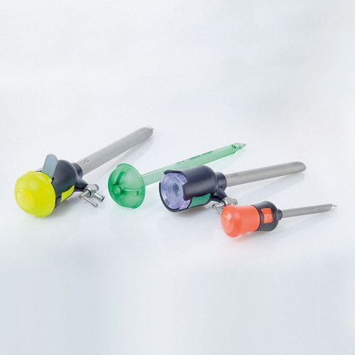 Trocar per laparascopia - Reusable and Hybrid System - Aesculap® - con connettore per insufflazione / con camicia
