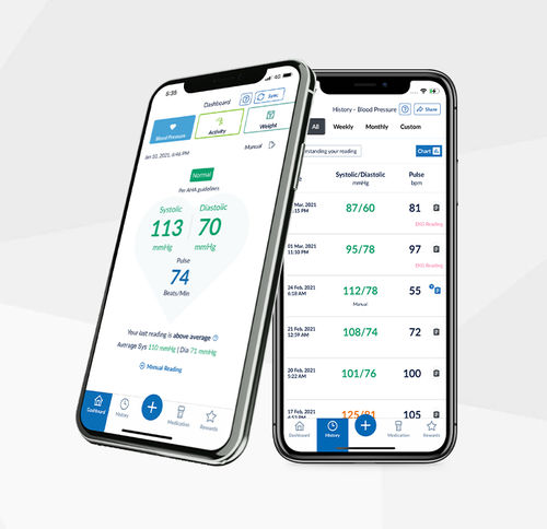 Applicazione mobile di gestione - Omron Healthcare USA - di monitoraggio / di controllo / con sistema di tracciatura