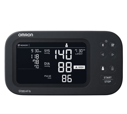 Sfigmomanometro elettronico automatico - 10 series® - Omron Healthcare USA - Bluetooth / con touch screen / a batteria ricaricabile