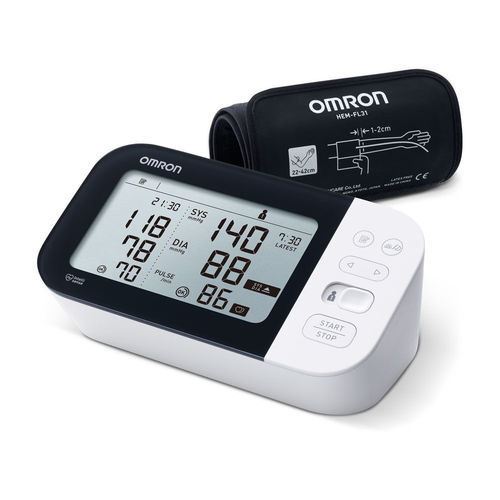 Sfigmomanometro elettronico automatico - M7 Intelli IT - Omron Healthcare Europe - oscillometrico / Bluetooth / con bracciale adulti