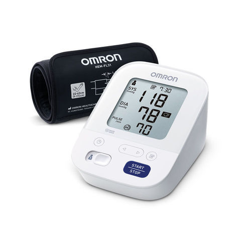 Sfigmomanometro elettronico automatico - M3 Comfort - Omron Healthcare Europe - oscillometrico / con bracciale adulti / 2x60
