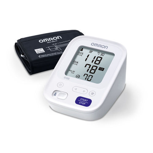Sfigmomanometro elettronico automatico - M3 - Omron Healthcare Europe - oscillometrico / con bracciale adulti / 2x60