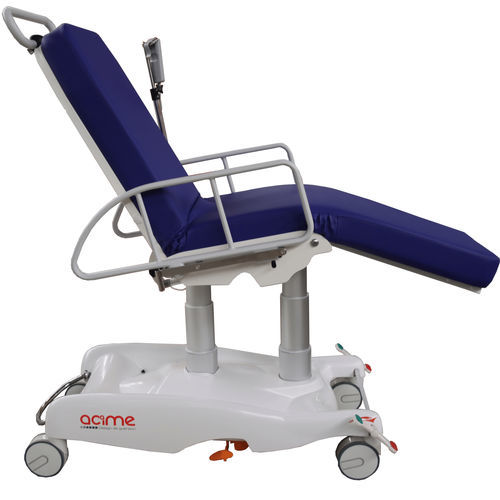 Poltrona elettrica per trattamenti clinici - Polyvalent Packot Line - Acime Frame - a 3 sezioni / con rotelle / ad altezza regolabile
