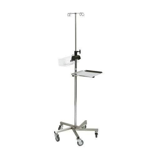 Asta portaflebo con rotelle - Acime Frame - 4 ganci / 2 ganci / telescopica
