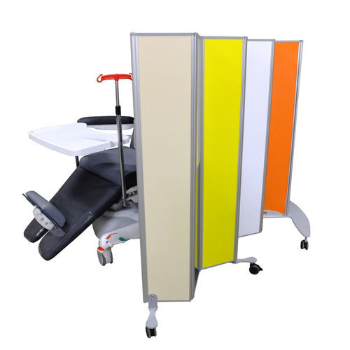 Paravento medicale con rotelle - Nox - Acime Frame - 5 pannelli / 7 pannelli / di camera d'ospedale