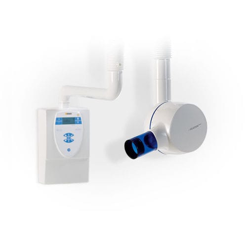 Sistema di radiografia intraorale analogico/digitale - Heliodent Plus - Dentsply Sirona - con supporto murale / 60 kV / 70 kV