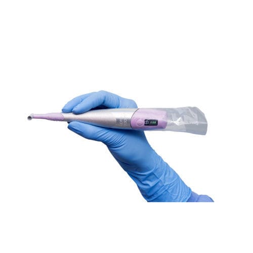 Contrangolo odontoiatrico - Nupro Freedom - Dentsply Sirona - elettrico / con pulitore a getto di polvere / cordless