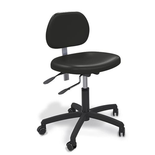 Sgabello per studio odontoiatrico - Performer eVo - A-dec - per clinica odontoiatrica / ad altezza regolabile / basculante