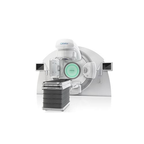 Acceleratore lineare di particelle radioterapia guidata dalle immagini - Infinity™ - Elekta - radioterapia tramite arcoterapia volumetrica / con tavolo di posizionamento robotizzato / con collimatore multilamellare (MLC)