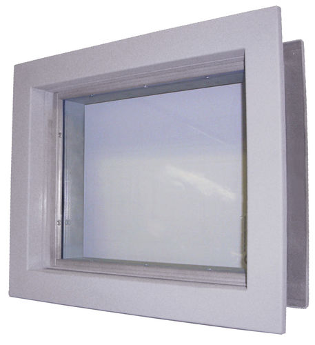 Finestra di radioprotezione - LG - Shielding International - fissa / in vetro al piombo