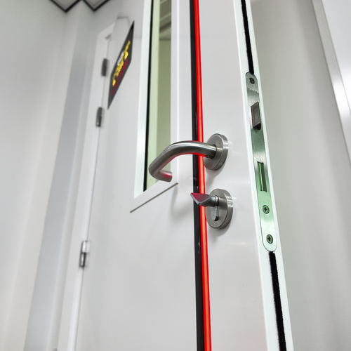 Porta piombata - Raybloc - a raggi X / per ospedale / battente
