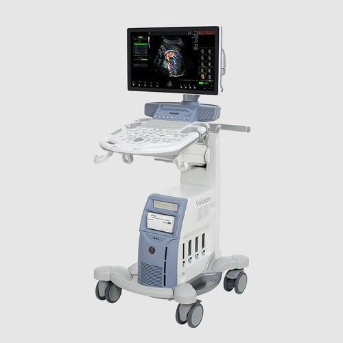 Ecografo su piattaforma compatto - Voluson™ S8 - GE Healthcare - per ecografia ginecologica ed ostetrica / in bianco e nero / con doppler a colori