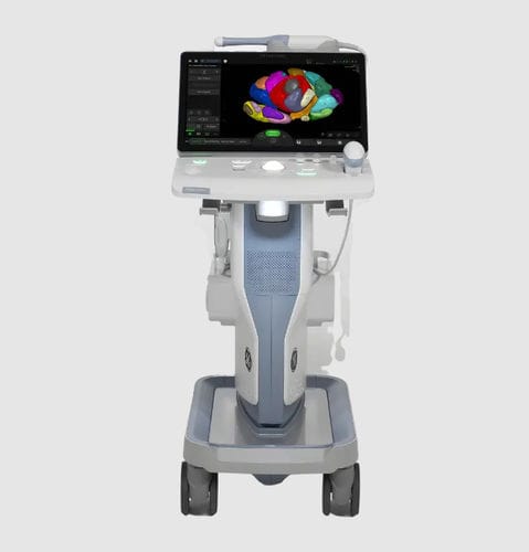 Ecografo su piattaforma compatto - Voluson™ SWIFT - GE Healthcare - per ecografia ginecologica ed ostetrica / in bianco e nero / con doppler a colori
