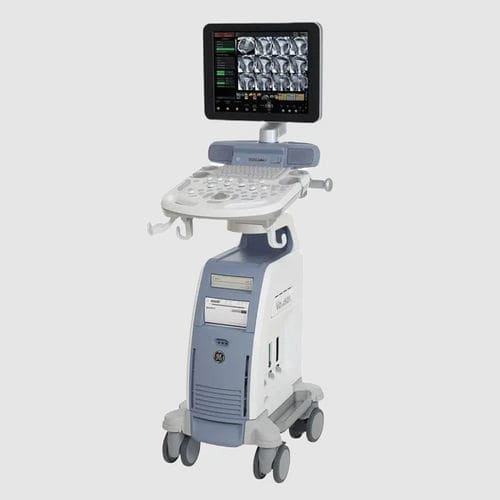 Ecografo su piattaforma compatto - Voluson™ P8 - GE Healthcare - per ecografia ginecologica ed ostetrica / in bianco e nero / con doppler a colori