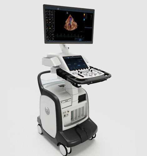 Ecografo su piattaforma - Vivid™ E95  - GE Healthcare - per ecografia cardiovascolare / in bianco e nero / con doppler a colori