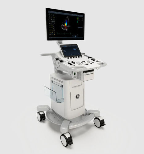 Ecografo su piattaforma - Vivid™ T8 - GE Healthcare - per ecografia cardiovascolare / in bianco e nero / con doppler a colori