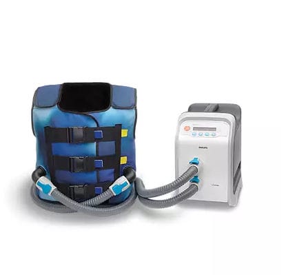 Sistema di drenaggio bronchiale compressione toracica - InCourage  - Philips Healthcare - per cura domiciliare / da tavolo