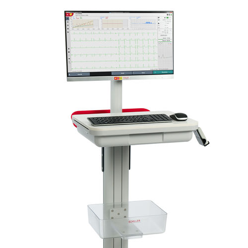 Stazione per prova da sforzo cardiaca - CARDIOVIT CS-104 - SCHILLER - con tappeto scorrevole / con cyclette