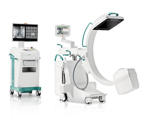 Amplificatore di brillanza mobile - HYBRID EDITION - Ziehm Imaging - con sensore piano / con colonna video