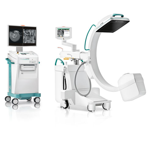 Amplificatore di brillanza mobile - Ziehm Imaging - con sensore piano / con colonna video