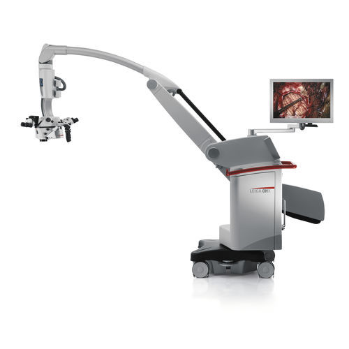 Microscopio operatorio neurochirurgico - M530 OHX - Leica Microsystems - con rotelle