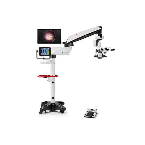 Microscopio operatorio oftalmico - M844  - Leica Microsystems - con rotelle