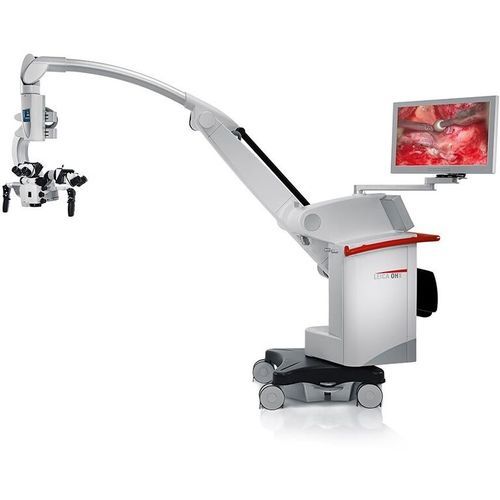 Microscopio operatorio neurochirurgico - M530  - Leica Microsystems - con rotelle