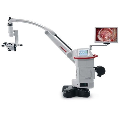Microscopio operatorio neurochirurgico - M530 OH6 - Leica Microsystems - con rotelle